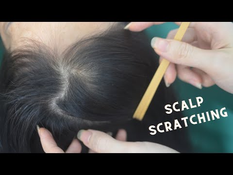 ASMR Hair Parting No Talking With Breathing, Snoring Sound, Relaxing For Reduce Anxiety
