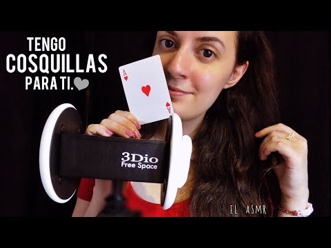 ♡ASMR español♡ TENGO COSQUILLAS PARA TI.♥