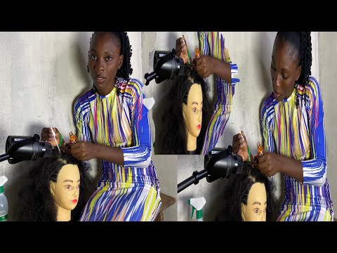 ASMR SCALP SCRATCHING ON MANNEQUIN FOR SLEEP - Bubblegum