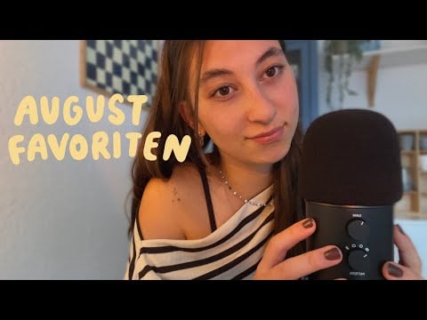 ASMR I Ich zeige dir meine liebsten Dinge im August ✨ (extra sanft & langsam) 