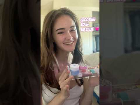 ASMR choosing your lip balm 🤍🤍🤍