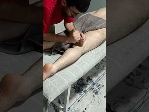 ASMR VERY RELAXING BACK LEG STRESS RELIEF MASSAGE THERAPY #relaxing #asmr #shorts #massage