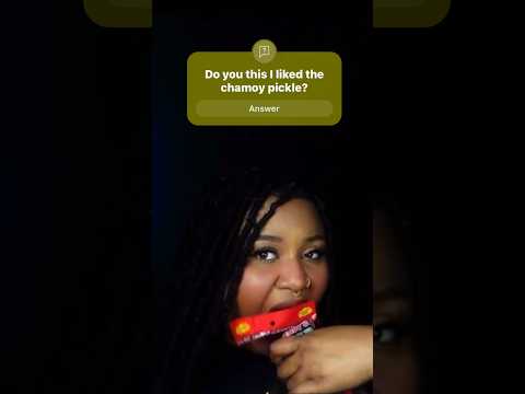 ASMR | Chamoy Pickle #asmr #mukbang