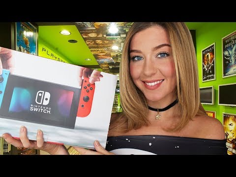 ASMR Game Store Nintendo Switch Roleplay