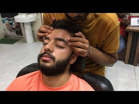 Deep Tissue ASMR Head & Neck Relaxing Massage 💆🏻‍♂️ | Ear Cracking and Upperbody Cracks | 💈