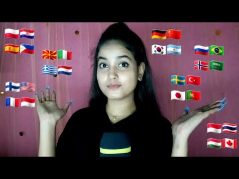 ASMR Whispering 💕 in 35+ Different Languages