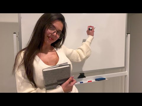 ASMR ROLEPLAY ENGLISH CLASS