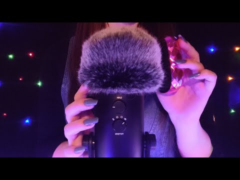 ASMR - Microphone Brushing (With Detangling Brush) [No Talking]