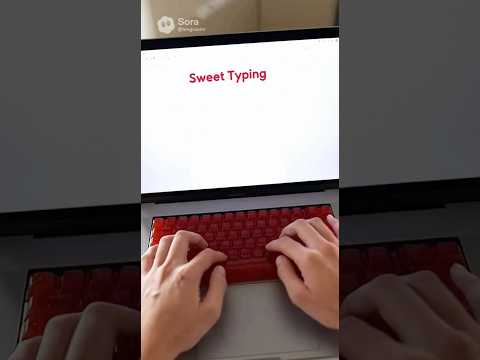 Teclado de mermelada asmr