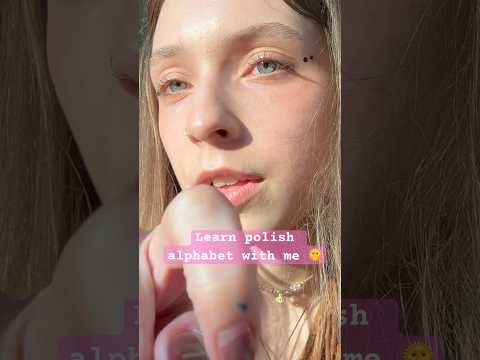 Polish alphabet 🔡🌞 • soft spoken ASMR •