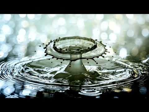 ASMR 3D binaural sound of water drops around your head