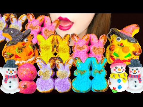 【ASMR】【咀嚼音 】焼きマシュマロ🥰MUKBANG 먹방 食べる音 EATING SOUNDS NO TALKING