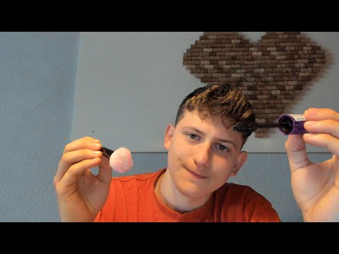 ASMR Big Brother Does Your Make-Up