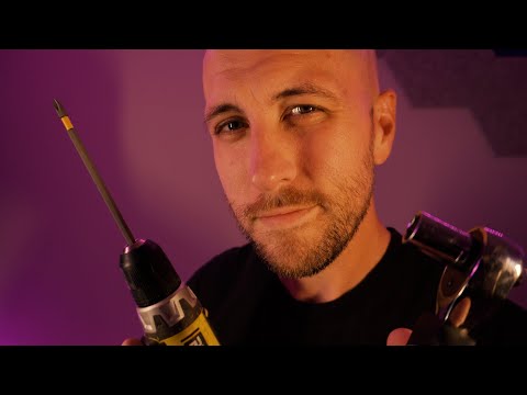 [ASMR] SCI- FI Fixing You | Up Close Personal Attention | Android Repair