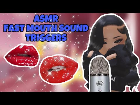 Roblox ASMR ☆ FAST MOUTH SOUNDS, Tongue Swirls, Ear Licks, Tongue Fluttering & More ˶ᵔ ᵕ ᵔ˶