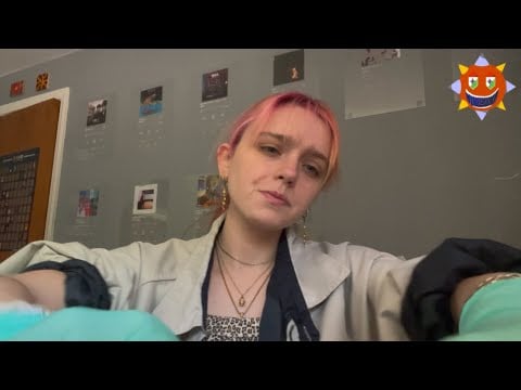ASMR arm/neck/shoulder massage (uncut asmr) personal attention w/ gloves
