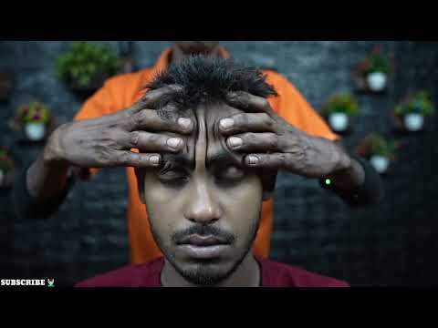 ASMR Old School Head Massage For Best Relaxation | Neck Cracking Head Scratching Massage
