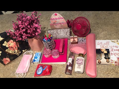 ASMR - fast tapping on my desk supplies/accessories *whispered* (Part 2)