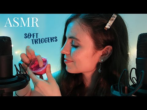 ASMR FRANCAIS 🌙 - TRIGGERS DOUX pour s'endormir (+ chuchotement) : scratching, brushing, crinkles,..