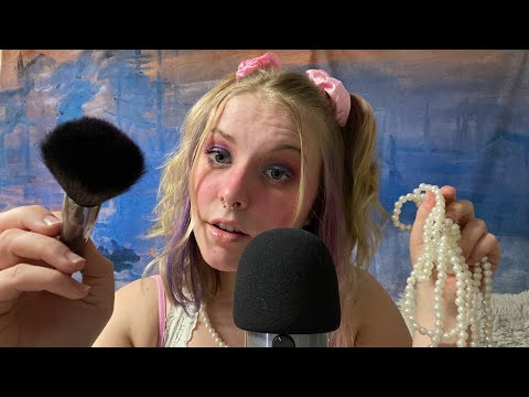 ASMR│mermaid maddie does your makeup roleplay 🧜‍♀️💄✨