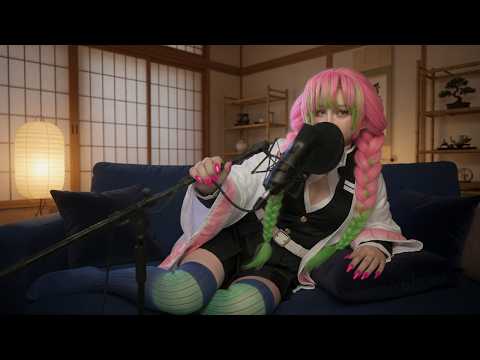 ASMR Mitsuri Kanroji make Mouth and kiss sound