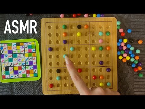 😴 ASMR Wooden Sudoku | Satisfying Clicky Sounds & Relaxing Whispers for Sleep