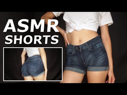 ASMR JEANS SHORTS AND BRA SCRATCHING / NO TALKING