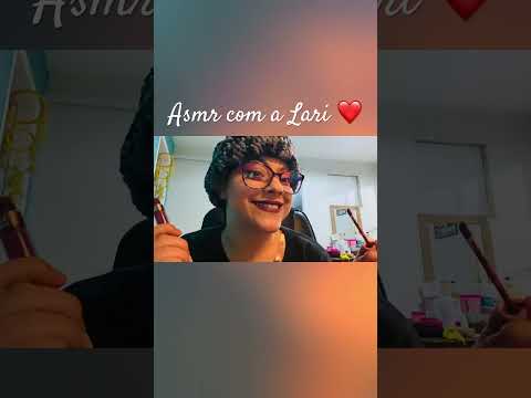 Asmr com a Lari - Makeup test #asmr