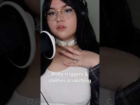 body triggers & clothes scratching #asmr