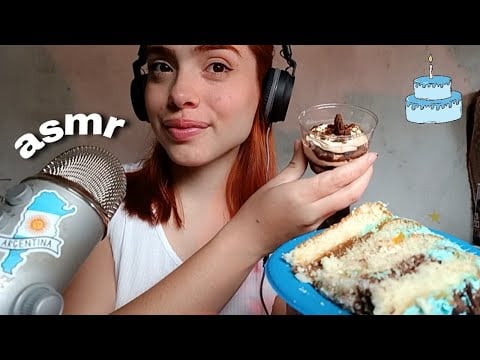 asmr TORTA DE TOBI + VASO CON CHOCOTORTA 🎂🍫