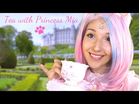 ASMR - MEETING A PRINCESS ~ Tea & Sweets with Mia, the Catgirl Princess! ~