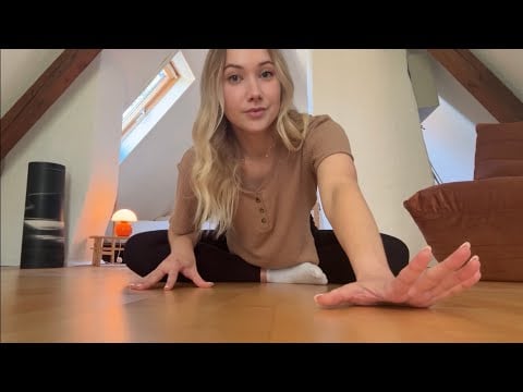 ASMR Massaging & Adjusting the Floor | pressing, tapping & adjustments (lofi) 🤲✨