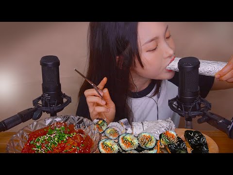 ASMR 흔한 김밥 떡볶이 먹방😋 Common Tteokbokki gimbap mukbang