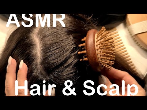 ASMR Hair Brushing Sounds for Sleep | No Talking, Relaxing Scalp Massage & Hair treatment compil