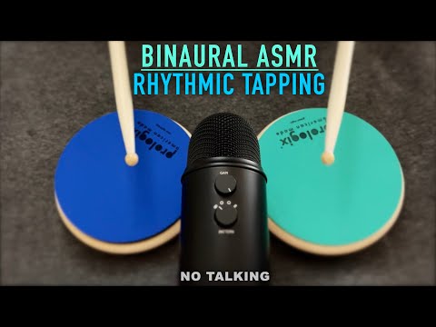 ASMR Rhythmic Binaural Tapping (No Talking)