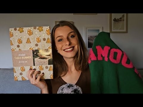 ASMR - Un retour de shopping automnal 🍁 (déco, bijoux, vêtements...)