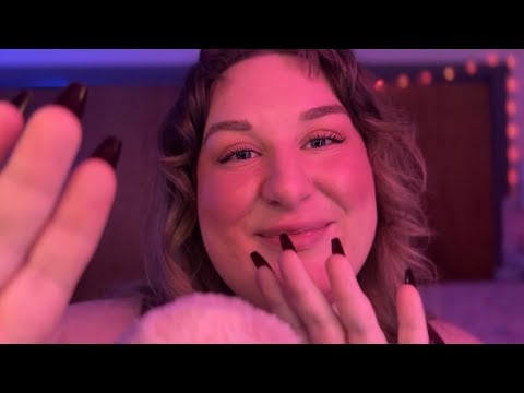ASMR | Repeating the Most Relaxing Phrases (Clicky / Inhale Whispering & Sleepy Hand Movements)