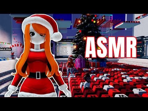 ASMR Roblox Christmas Keyboard Tower   Merry Christmas 🎄🧡
