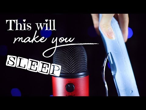 🖍️ ASMR - THIS WILL MAKE YOU FALL ASLEEP 🖍️ sequin fabric, giant crayon scraping, shower cap + more