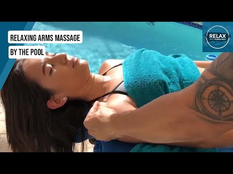 Arm Massage in the Pool | Gentle Spa Technique | Relaxing ASMR