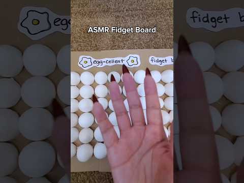 Eggs + ASMR = 🐥 #asmr #asmrsounds #asmrvideo #fidget