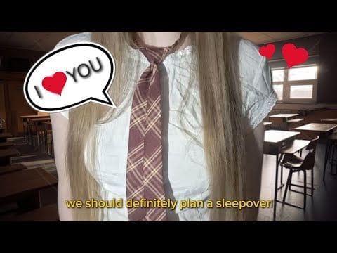 ASMR | Classmate is OBSESSED with you.