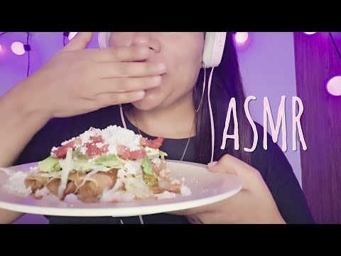 ASMR | Flautas 🌮🌮🌮  #asmr #mouthsounds #crunchyasmr 
