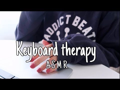 ASMR suomi - NOPEA RENTOUTUMINEN - opiskele minun kanssani 💻 ASMR Keyboard Therapy