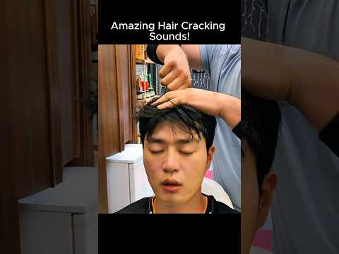 Amazing Hair Cracking Sound!💥