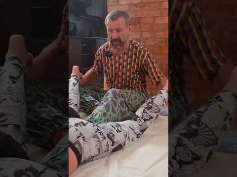 Original chiropractic adjustment and stretching for Anna #chiropractor