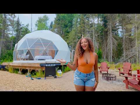ASMR Dome Camping 🌲💫 The MOST Relaxing ASMR Experience In Nature ♥️