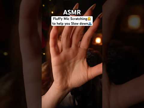 Enjoy longer video 👆🏻Fluffy Mic Scratching💆‍♀️