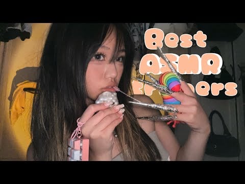 ASMR best all time favourite triggers | mouth sounds | nails | slug | adhd