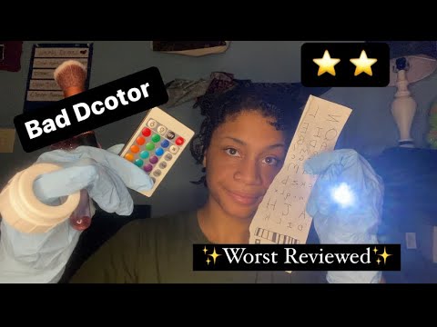 ASMR - Terrible Kinda AGGRESSIVE Doctor (2 Stars)